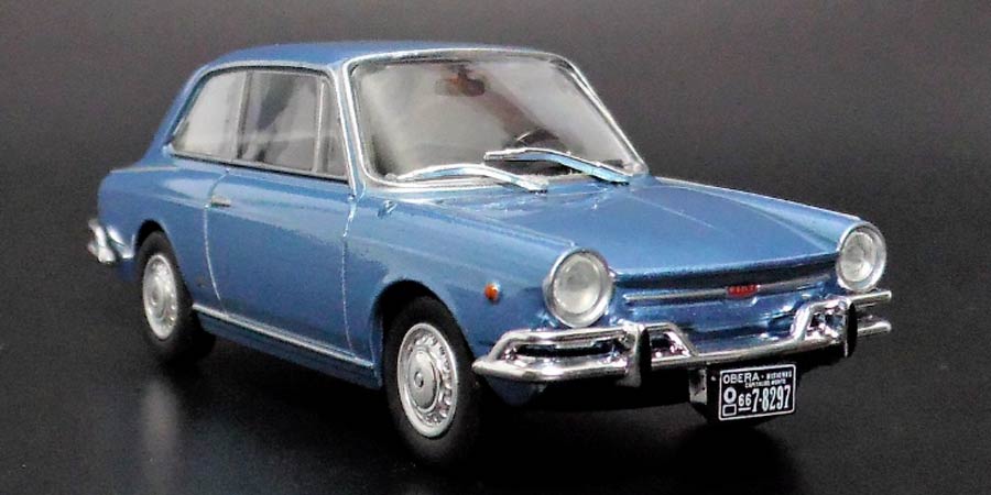 Fiat 850 Vignale op schaal 1;43