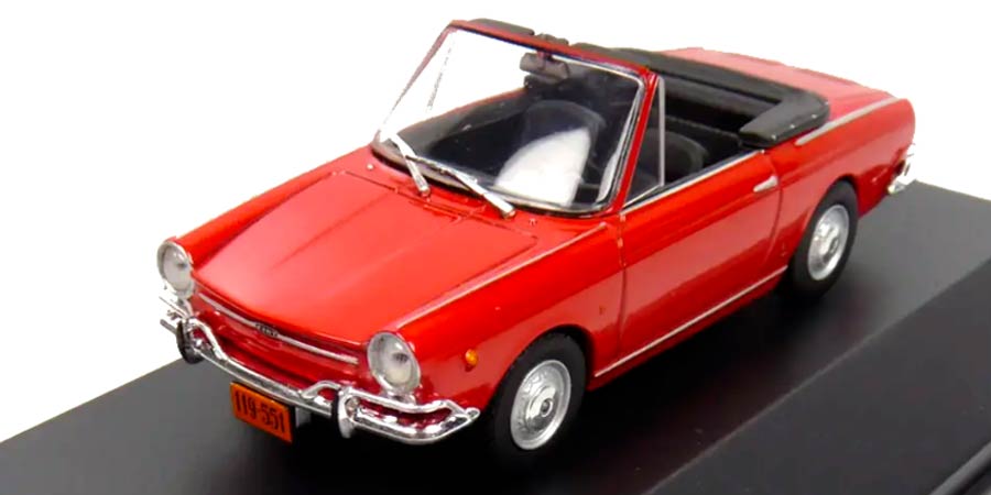 Fiat 850 Vignale op schaal 1;43